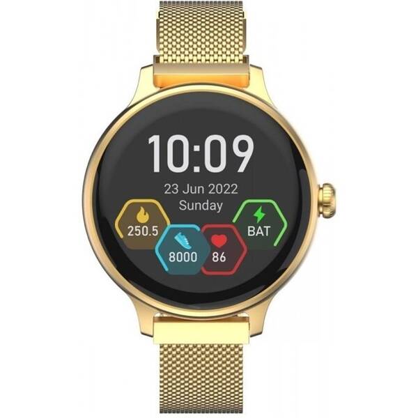 Inteligentné hodinky Carneo Hero mini HR+ zlaté

