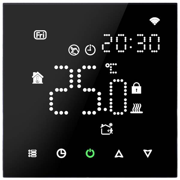 Termostat Elektrobock PT741B-EI Wi-Fi, priestorový čierny

