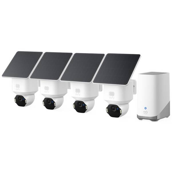 IP kamera Anker eufy E42 (4 ks + HomeBase 3) biela

