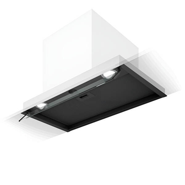 Odsávač pár Elica BOX IN LX/BL MAT/A/120 čierny

