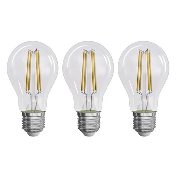 LED žiarovka EMOS Filament klasik, 5W, 1060lm, E27, neutrálna biela, 3 ks 


