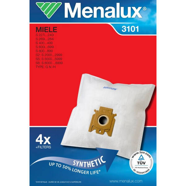 Vrecká pre vysávače Menalux 3101 (4 ks) 


