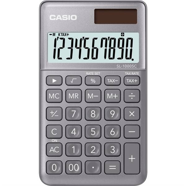 Kalkulačka Casio SL 1000 SC GY sivá

