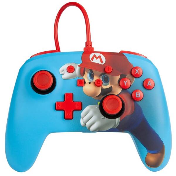 Gamepad PowerA Enhanced Wired pre Nintendo Switch - Mario Punch 

