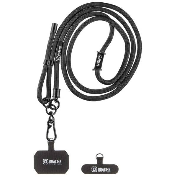 Popruh na krk Obal:Me NeckTag čierny

