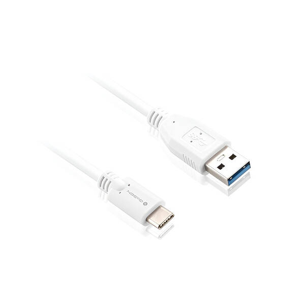 Kábel GoGEN USB/USB-C, 1m biely


