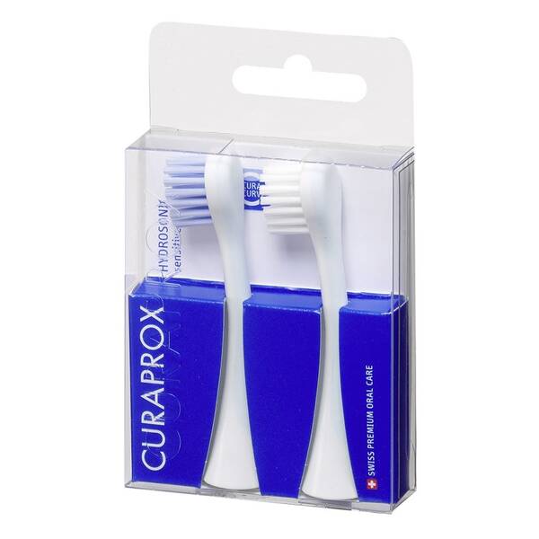 Náhradné hlavice CURAPROX Sensitive (2 ks) biela

