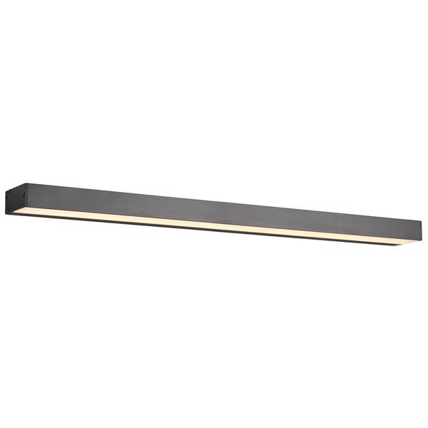 Podlinkové svietidlo TRIO Rocco, 90 cm čierne

