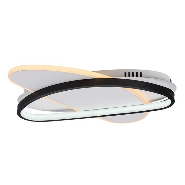 LED stropné svietidlo Rabalux Brantiel 71469 čierne/biele

