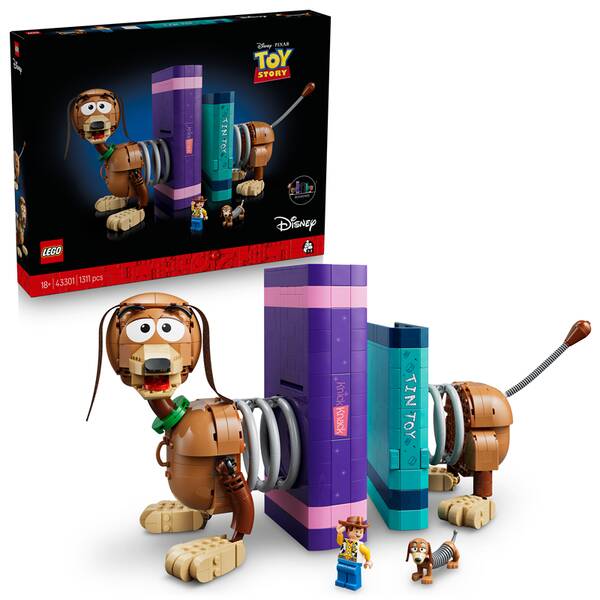 Stavebnica LEGO® │ Disney a Pixar 43301 Knižní zarážky: Slinky z filmu Toy Story 

