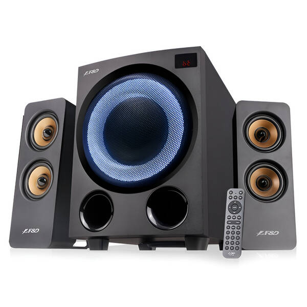 Reproduktory Fenda F&D F770X, 2.1, 76W, RGB, BT5.0, FM rádio, USB, optický vstup, diaľkové ovládanie 


