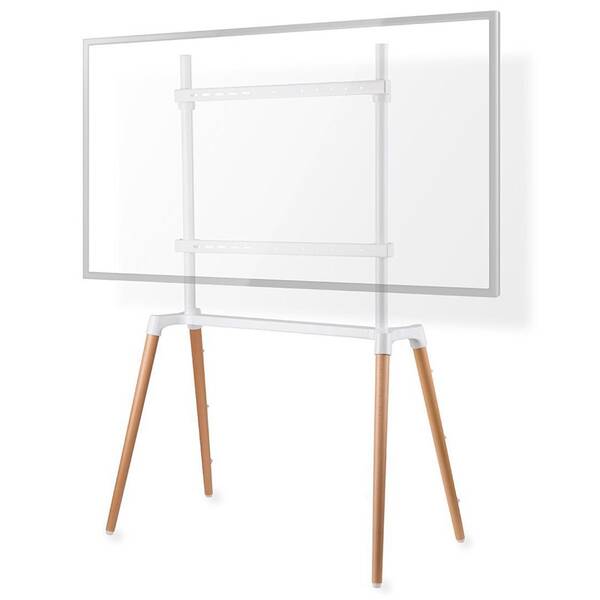Stojan pre TV Nedis pre uhlopriečku 60"-75'', nosnosť 40kg biely

