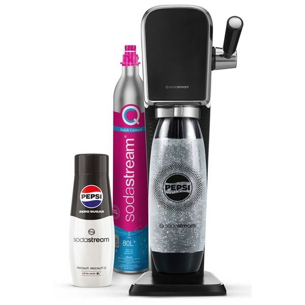 Výrobník sódovej vody SodaStream ART Black Pepsi Zero Mpack 

