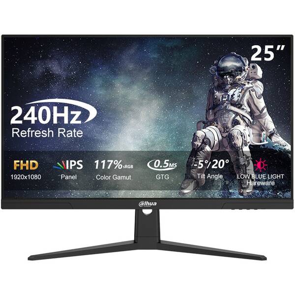 Herný monitor Dahua LM25-E241B čierny


