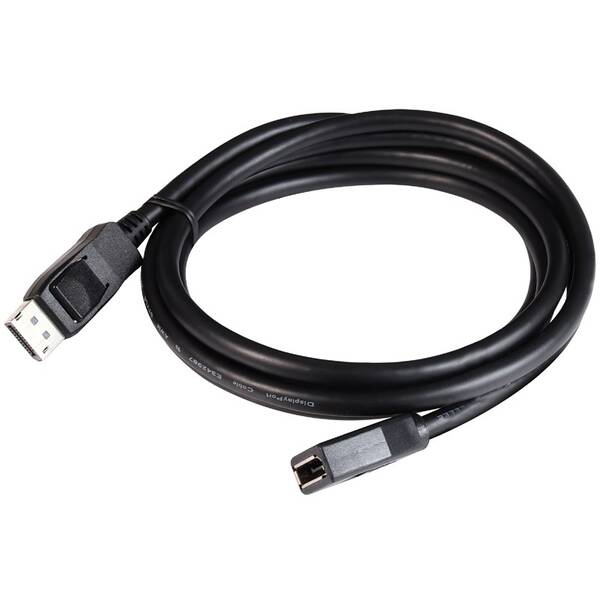 Kábel Club3D DisplayPort 1.4 HBR3 8K60Hz alebo 4K144Hz predlžovací, M/F, 2m čierny

