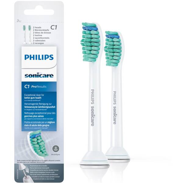 Náhradné hlavice Philips HX6012/07 (2 ks) biela

