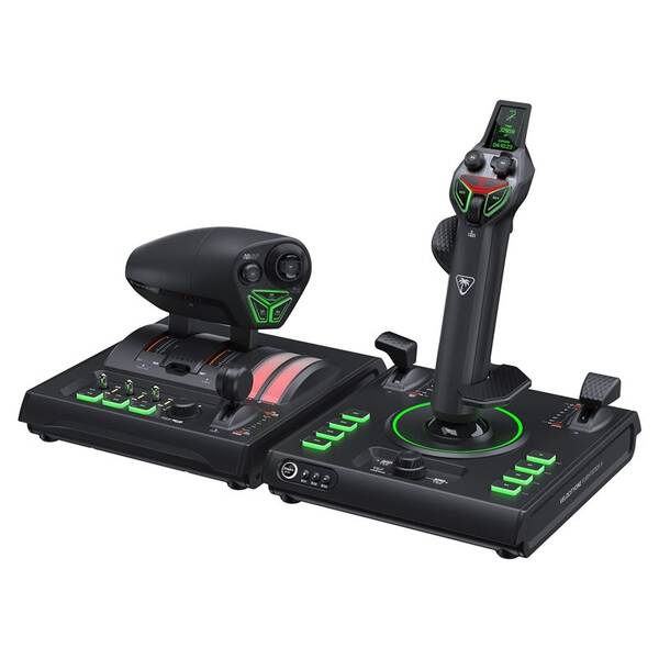 Joystick Turtle Beach VelocityOne H.O.T.A.S, set Flightstick II + Dual Throttle - PC čierny

