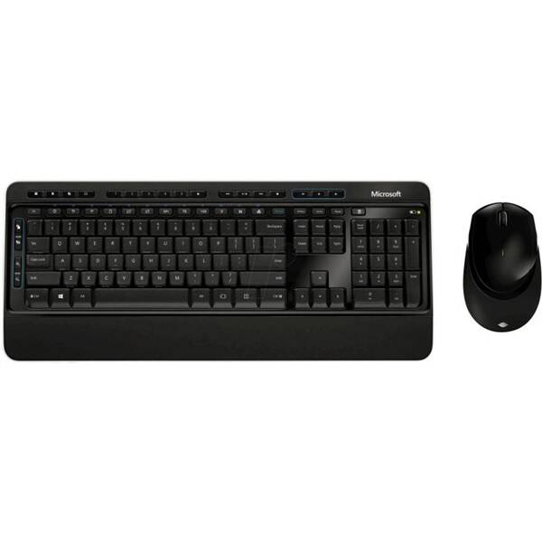 Klávesnica s myšou Microsoft Wireless Desktop 3050, CZ/SK čierna

