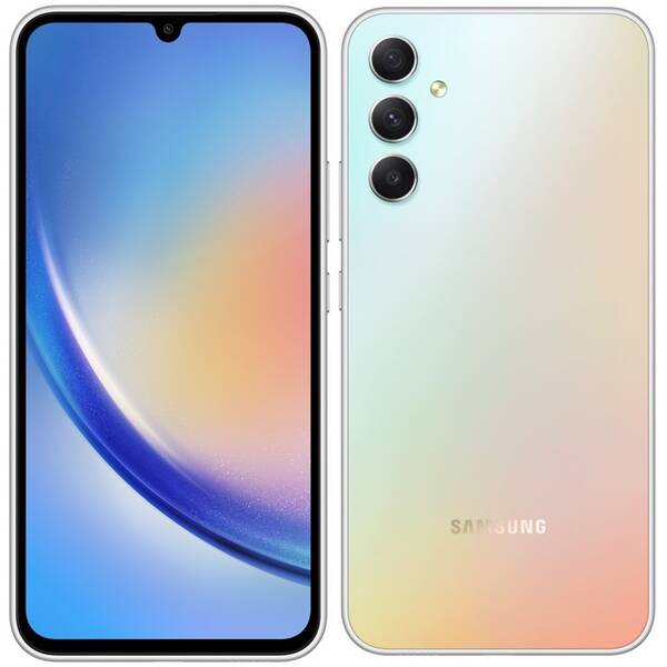 Mobilný telefón Samsung Galaxy A34 5G 6 GB / 128 GB strieborný

