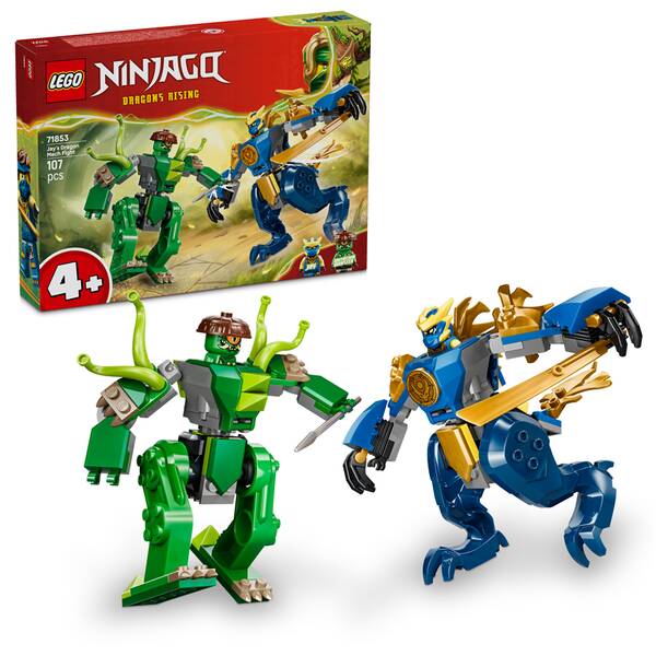 Stavebnica LEGO® NINJAGO® 71853 Jay a boj v dračom robotickom obleku 

