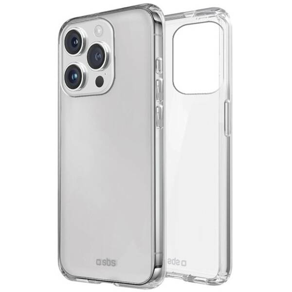 Kryt na mobil SBS Skinny na Apple iPhone 16 priehľadný

