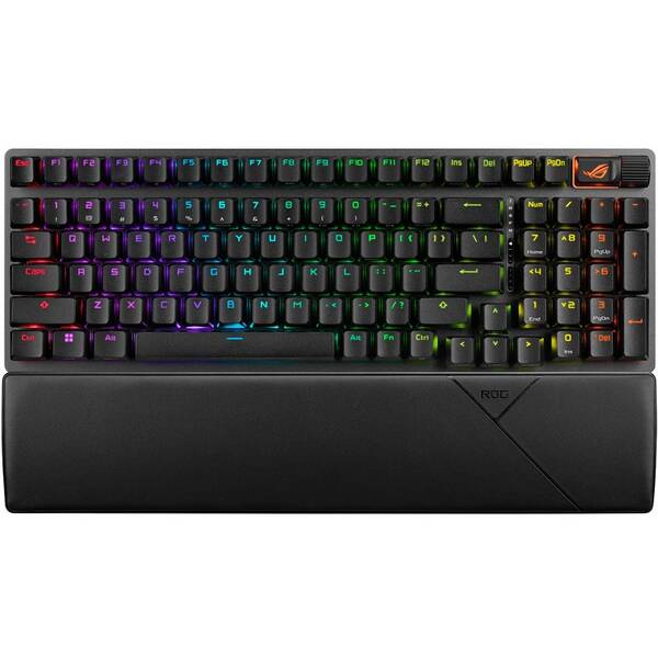 Klávesnica Asus ROG Strix Scope II 96 Wireless (ROG NX Snow/PBT) - US čierna


