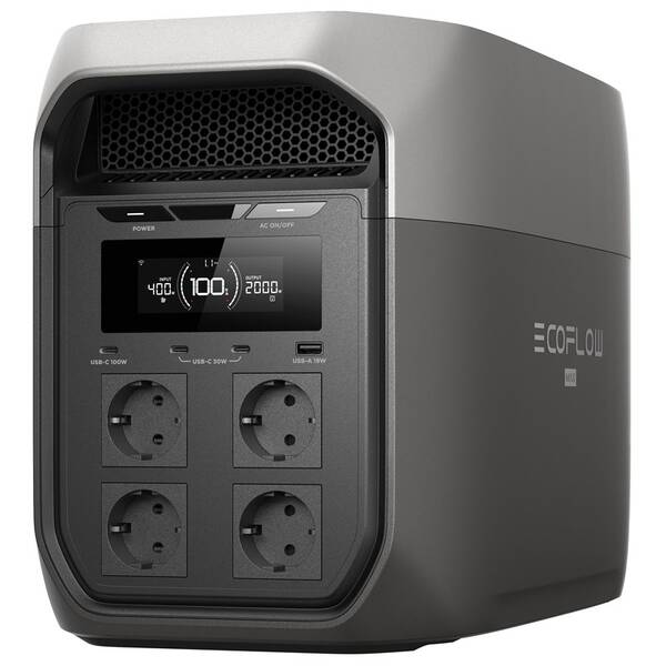 Nabíjacia stanica EcoFlow DELTA 3 Max (2048 Wh) sivá

