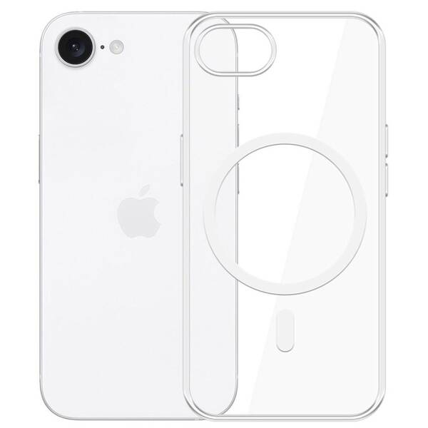 Kryt na mobil 3mk Clear MagCase na Apple iPhone 16e/17e priehľadný

