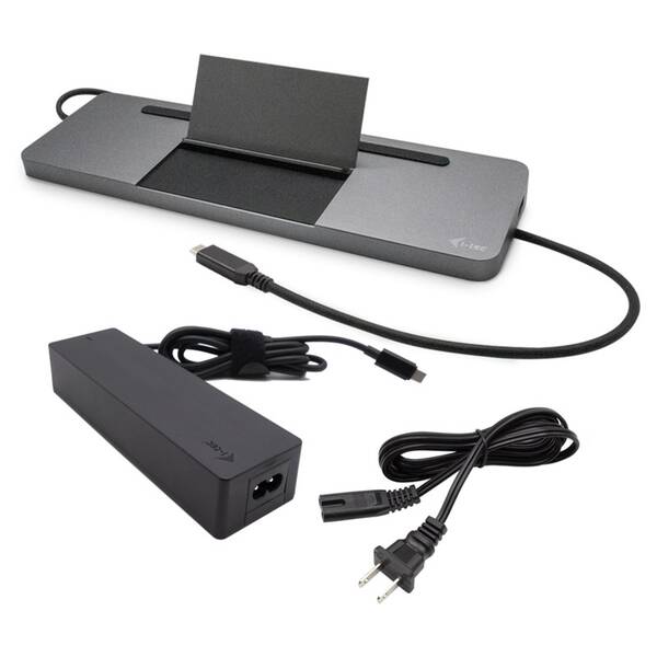 Dokovacia stanica i-tec USB-C Metal Ergonomic 4K 3x Display Docking Station, PD 85W + Universal Charger 100W (bundle) 

