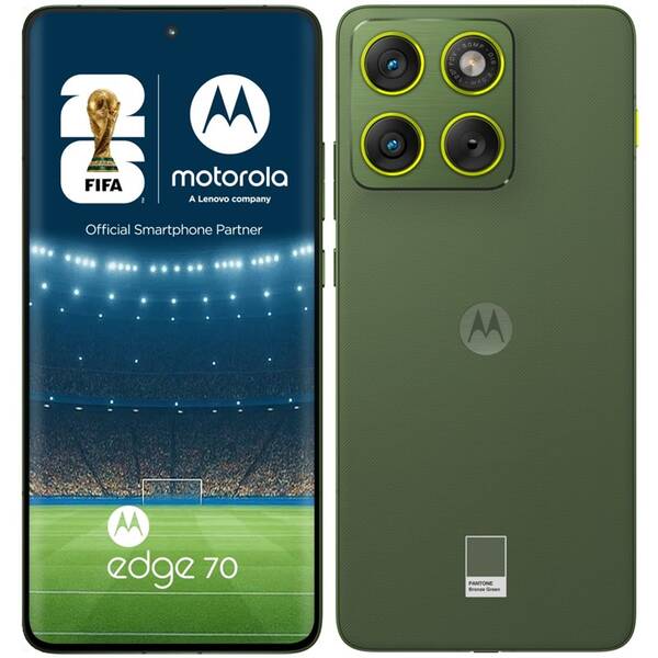 Mobilný telefón Motorola Edge 70 5G 12 GB / 512 GB zelený

