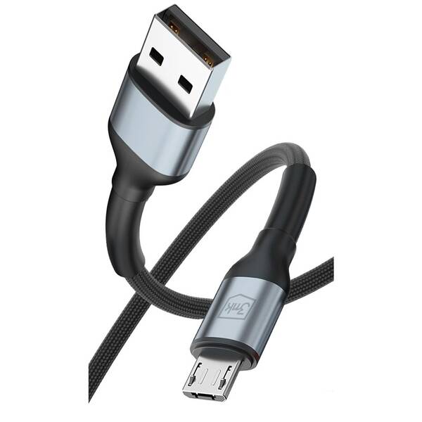 Kábel 3mk N-SERIES USB-A/Micro USB 50cm QC 3.0 5V/2A 10W čierny

