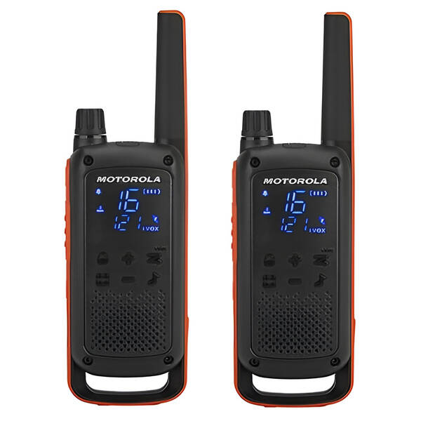 Vysielačky Motorola TLKR T82 čierne/oranžové

