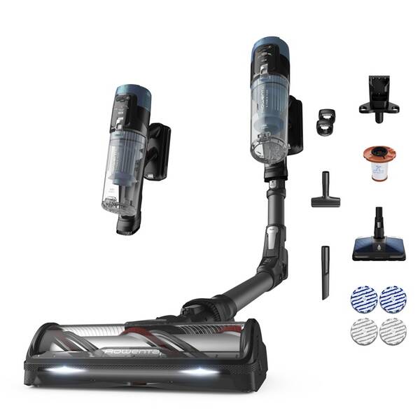 Tyčový vysávač Rowenta RH9BC1WO X-Force Flex 14.80 Aqua Auto 4v1 modrý

