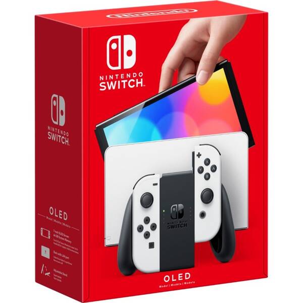 Herná konzola Nintendo Switch OLED (White Set) 

