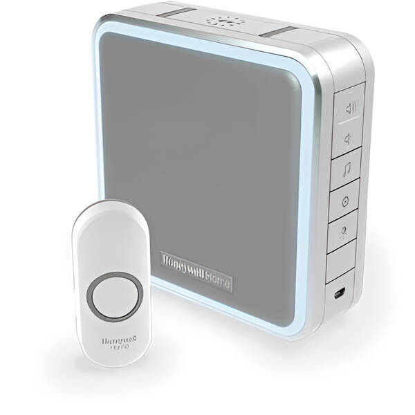Zvonček bezdrôtový Honeywell DC915NG Series 9, 200m, 8 melódií, na batérie 

