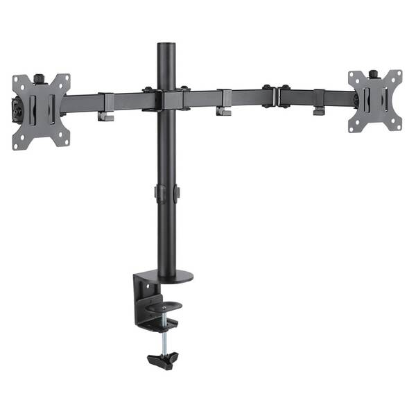 Držiak Connect IT TwinArm Basic Alfa na 2 monitory 13" až 32", nosnosť 2x8 kg čierny

