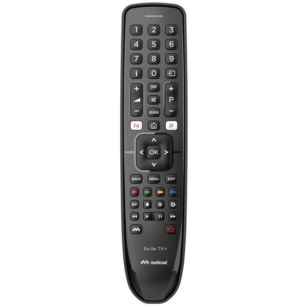 Diaľkový ovládač Meliconi Gumbody Facile TV+ čierny

