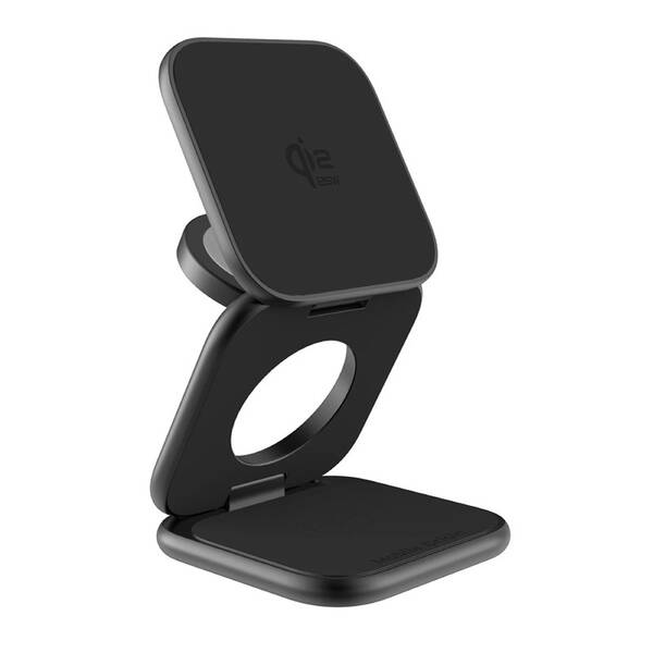 Bezdrôtová nabíjačka Mobile Origin 3in1 Qi2 25W UltraSlim PW36 čierna

