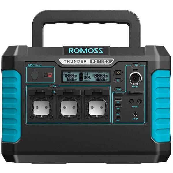 Nabíjacia stanica Romoss RS1500 (1328Wh) čierna

