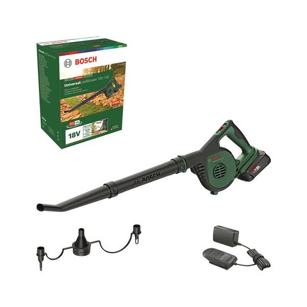 Fukár záhradný Bosch UniversalLeafBlower 18V-130 (s batériou) 

