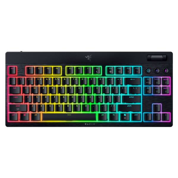 Klávesnica Razer BlackWidow V4 Low-profile Tenkeyless HyperSpeed (Yellow  Switch), US layout čierna

