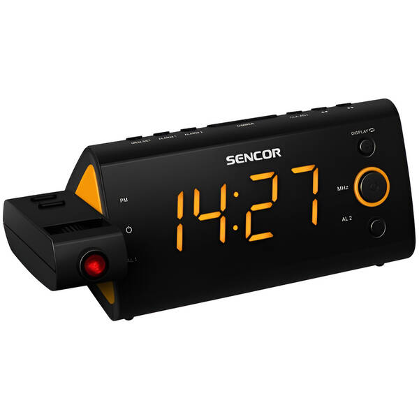 Rádiobudík Sencor SRC 330 OR čierny/oranžový

