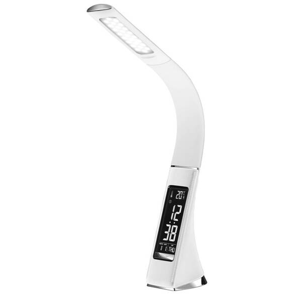 Stolná lampa IMMAX Leather 6,5W biela


