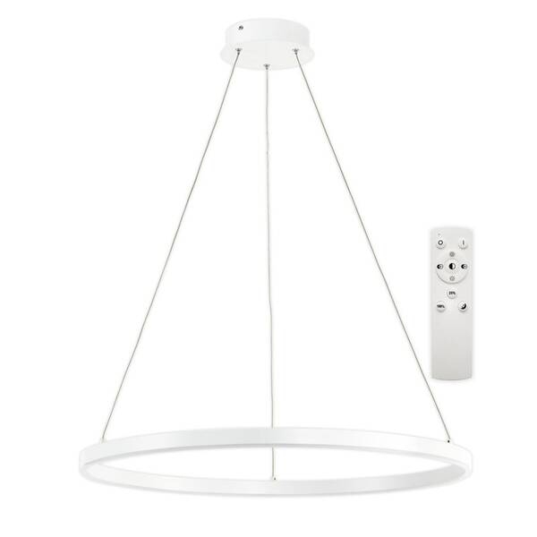 Závesné svietidlo Top Light Saturn 70BZ RC biele

