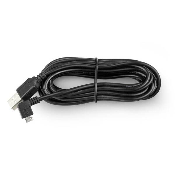 Kábel TrueCam micro USB L čierne

