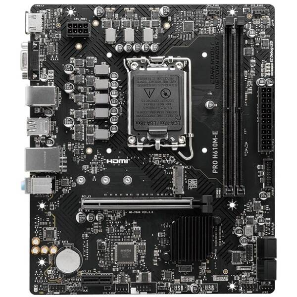 Základná doska MSI H610M-E 

