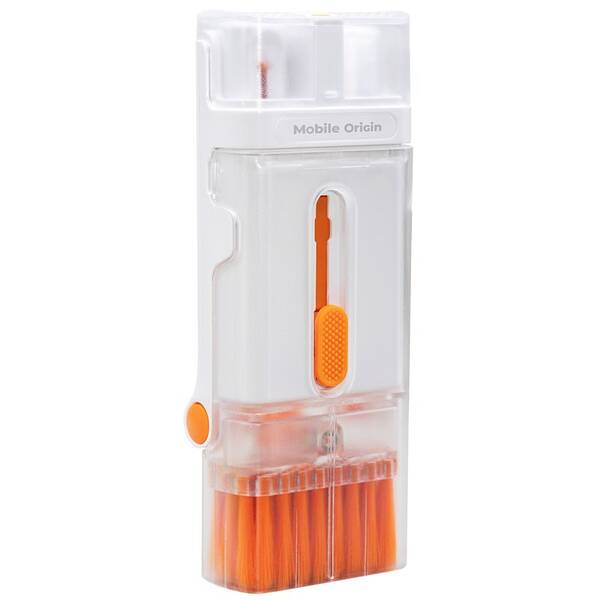 Čistiaca sada Mobile Origin Multifunctional Cleaning Kit 8in1 biela/oranžová

