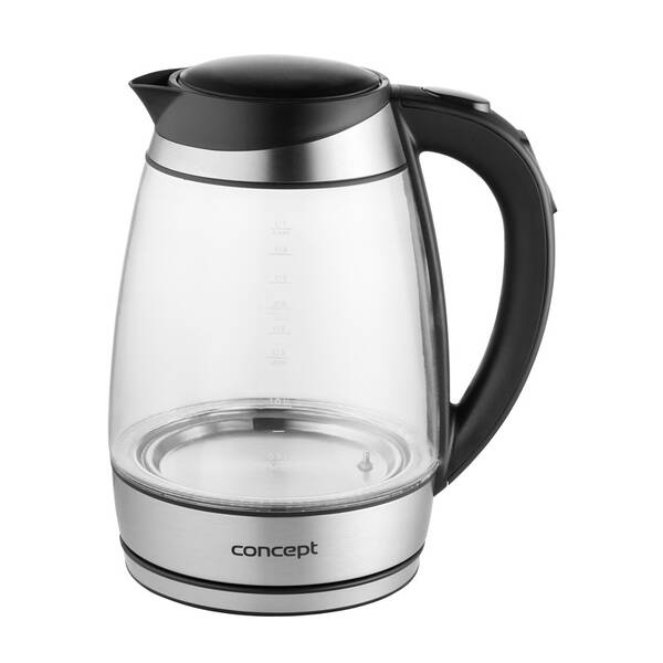 Rýchlovarná kanvica Concept RK4120 čierna/sklo

