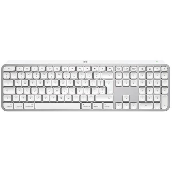 Klávesnica Logitech MX Keys S - MacBook,  CZ/SK layout sivá

