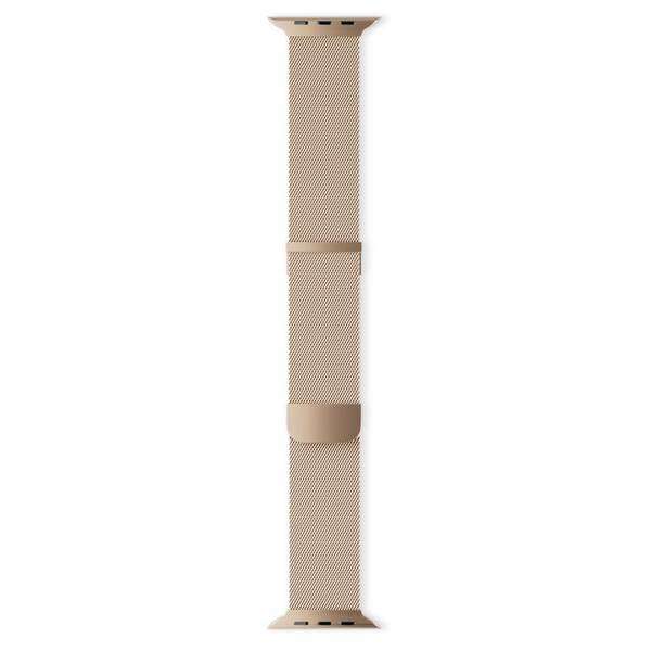 Remienok Epico Strap Milanese+ na Apple Watch 42/44/45/49mm zlatý

